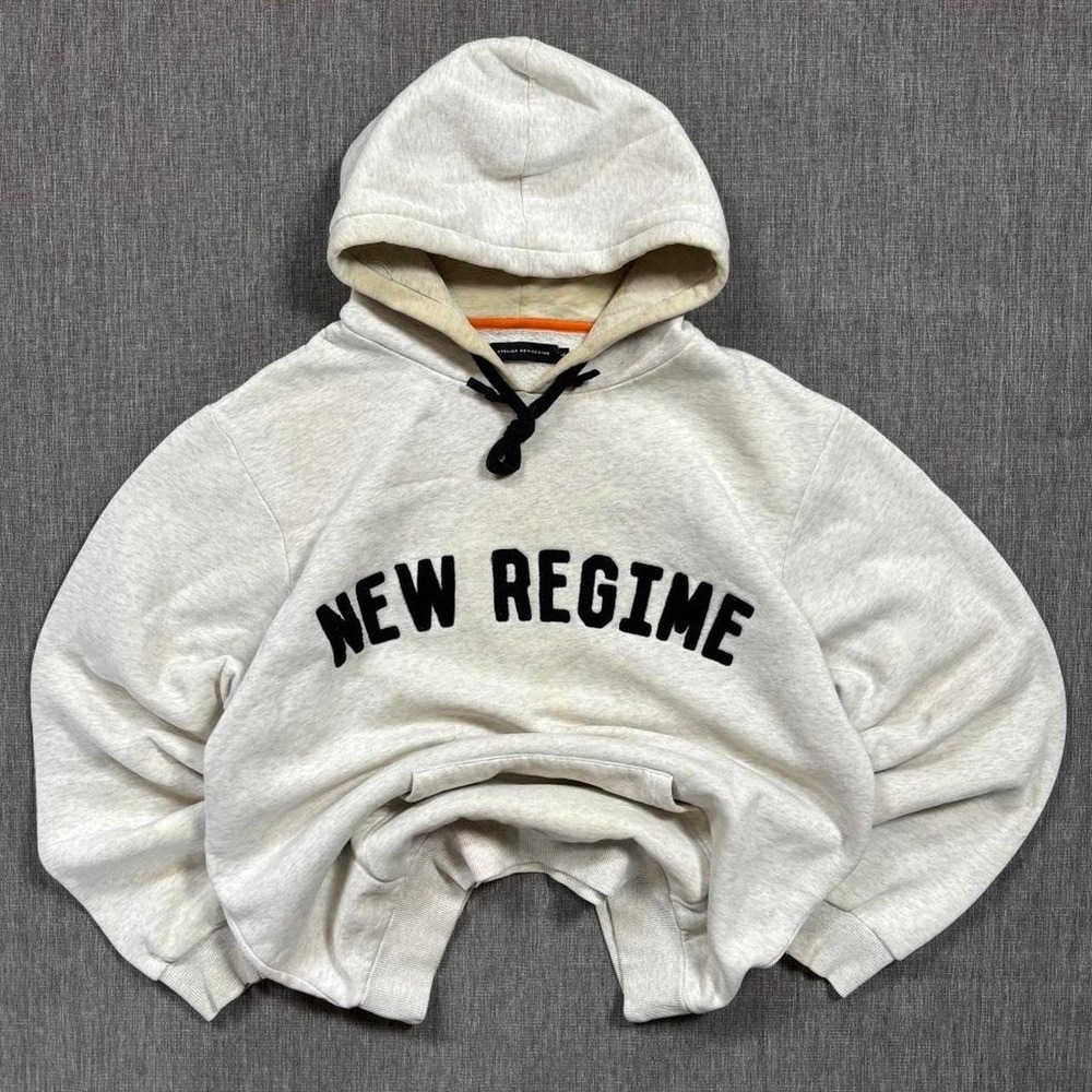 New Regime‎ grey hoodie - L